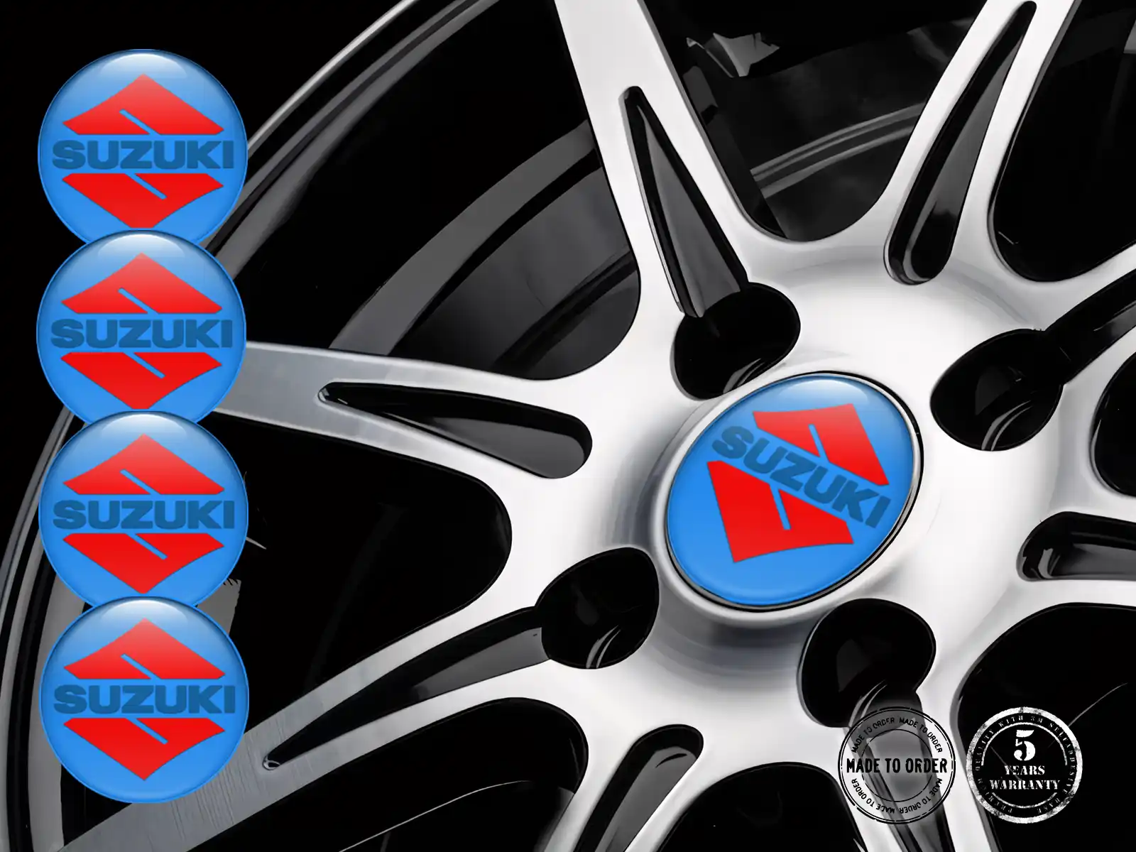 Suzuki Aufkleber Dome Edition Harz Emblem Labels